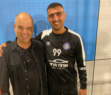 צמד חמד. שמחייב ובן דור (צילום: דוברות המועדון)