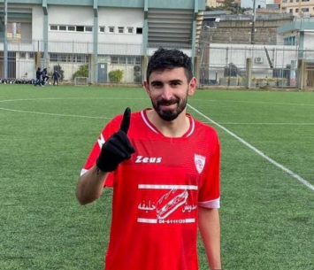 שער ניצחון חשוב. עלי חביב אללה (צילום: דף הפייסבוק של הפועל בני מוסמוס) 