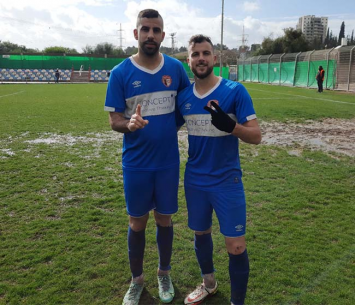 כובשי השערים. אביב כהן (משמאל) ועמית מזרחי (דאפר מחאמיד)