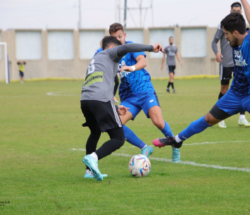 חגיגה בים האדום. שחקני אשדוד חוגגים את הניצחון החשוב (מדיה עירוני אשדוד)