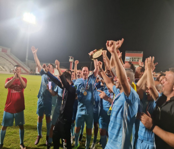 רוצים דאבל. שחקני מצליח פרטוק נתניה (חי גוזלן)