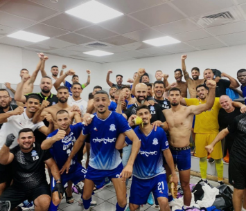 שחקני שפרעם חוגגים (מדיה בני שפרעם)