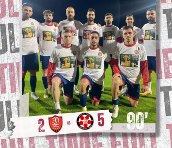 נוף הגליל חגגה עם חמישייה (מדיה הפועל נוף הגליל)