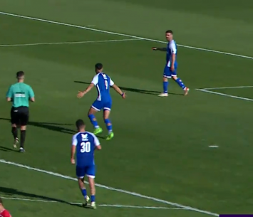 שחקני דימונה חוגגים (צילום מסך)