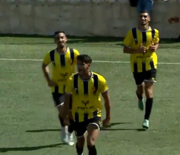 שחקני נורדיה בניצחון בדרבי (צילום מסך)