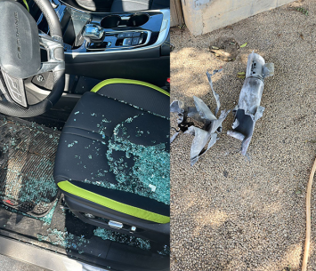 רכבו של טל. מזל גדול