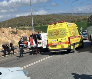 זירת התאונה (דוברות מד״א)