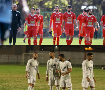 מחכים. שחקני שתי הקבוצות (נזיה סולטאן ודאפר מחאמיד)