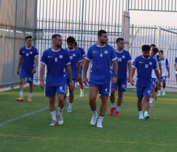 שחקני עפולה מתכוננים (באדיבות המועדון)