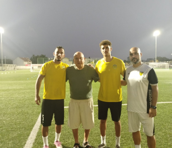 אסולין (מימין), טיטלבוים, זנפט וג'רסי (באדיבות הקבוצה)