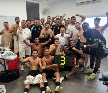 שחקני בית״ר יבנה בסיום