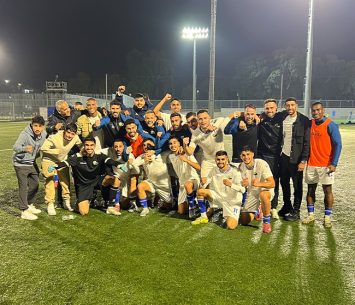 חגיגה באשדוד. שחקני קרית גת (באדיבות המועדון)