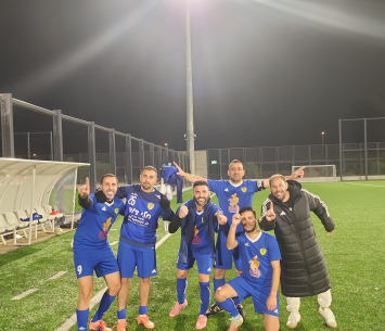 חגיגות בסוף. שחקני קריית אתא