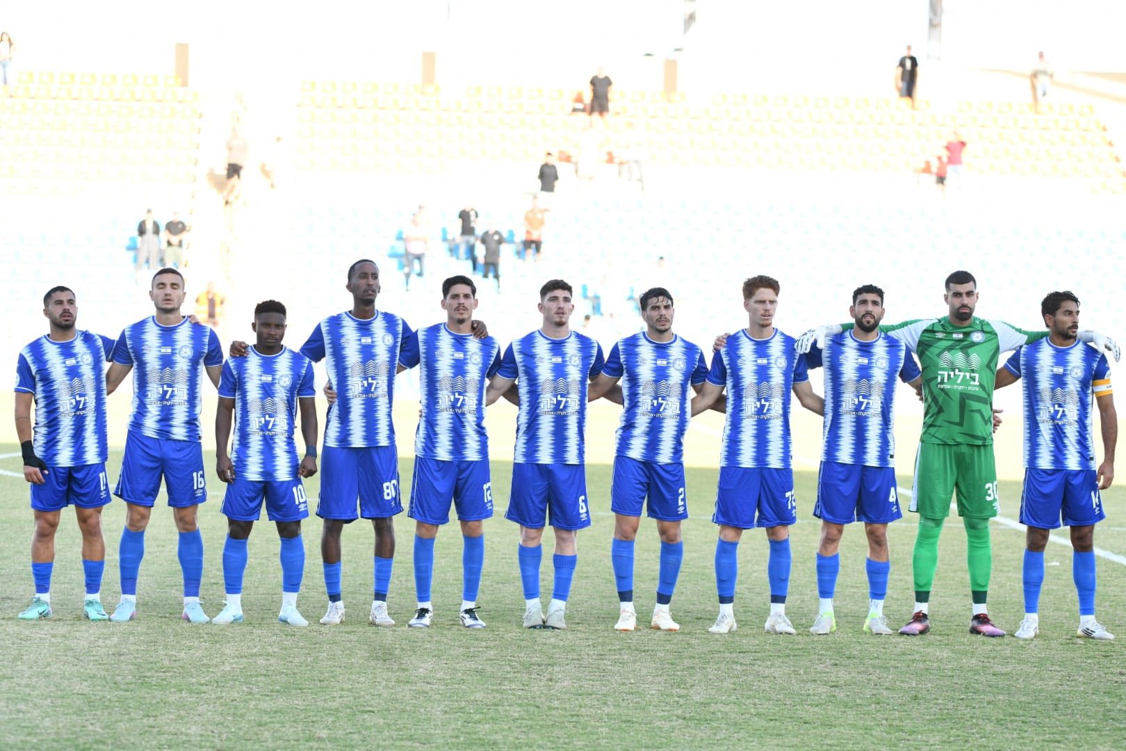 בשנה שעברה כמעט והדיחו את בית״ר ירושלים. שחקני קרית ים (עדי דטליס)