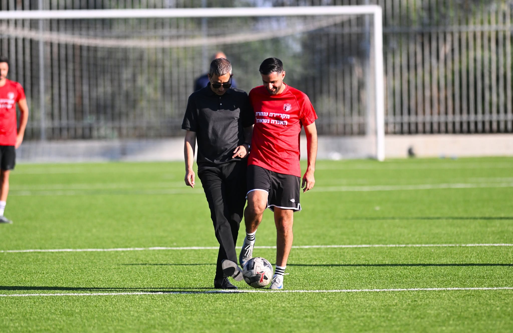 מלול יחד עם ראש העיר יקי בן חיים (אבי רביבו)