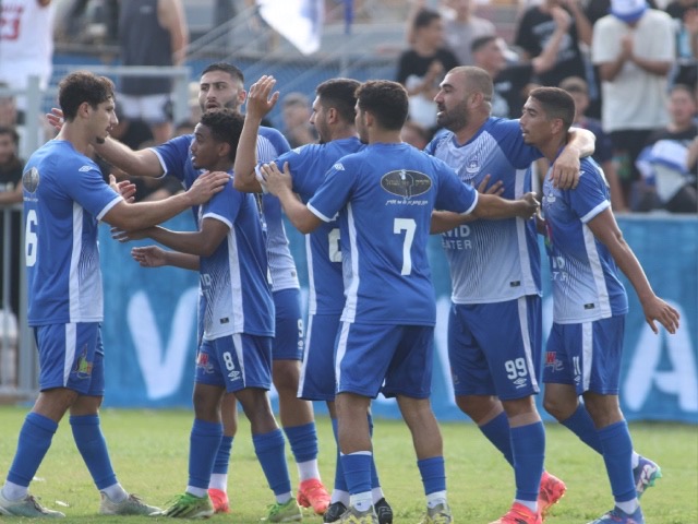 ניצחון ענק. שחקני אור עקיבא (שלומי גבאי)