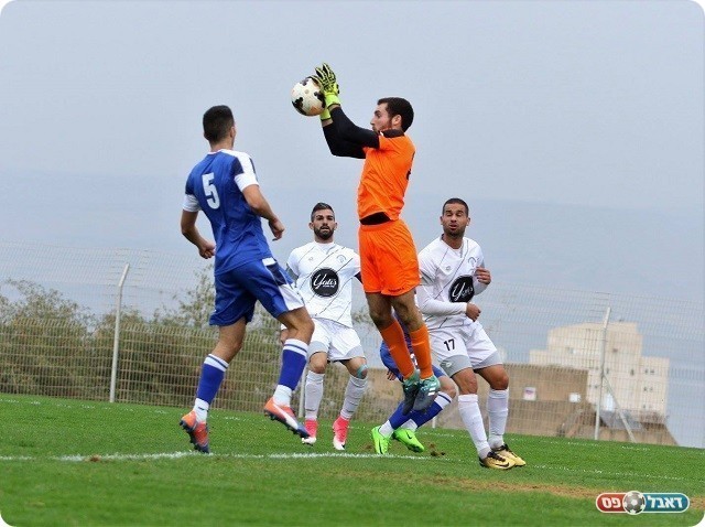 היה פעיל ב-20 דקות הראשונות. השוער מתן זלמנוביץ' (עודד חסין)
