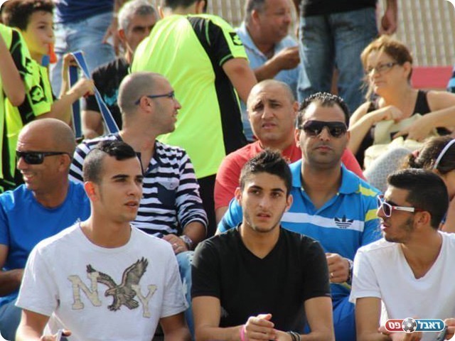 ירון דוד ורועי סימוני הגיעו לצפות בטבריה (צילום: עודד חסין)