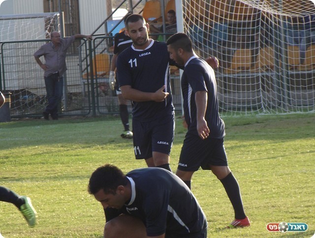 יתרון מפתיע. מגול לאחר השער (צילום: אלירן ברנשטיין)