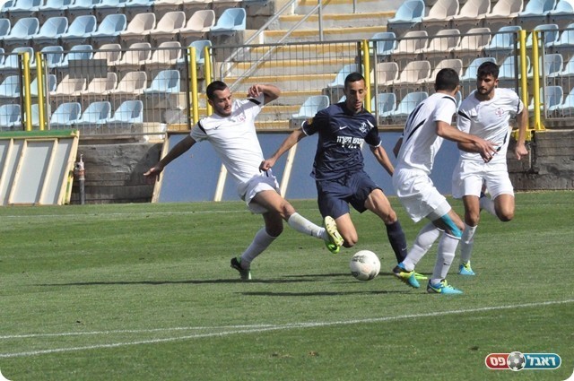 היה פעיל מאוד במחצית הראשונה, עומר בוארון (צילום: מוחמד חאדר אניס)