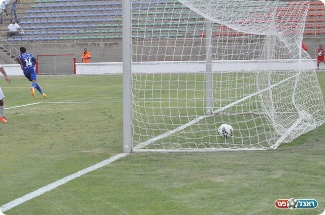 לוד רצתה הכרעה. המהלך של השער (צילום: מוחמד חאדר אניס)