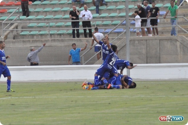 יפתיעו שוב? שחקני לוד (צילום: מוחמד חאדר אניס)