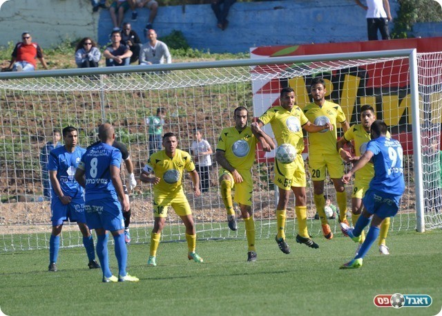 שעריים הייתה מסוכנת יותר. הלוי מאיים על השער (צילום: ולדי מויסייב)