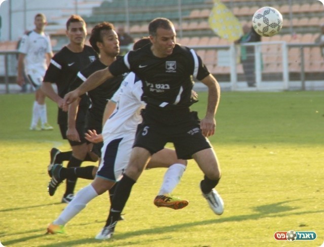 עימות שהחל באימון. חאג' (צילום: עודד חסין) 