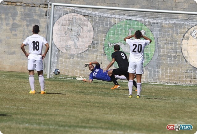 גלבוע ממשיכה להתדרדר. שאולוב כובש את הראשון (צילום: שלומי גבאי)