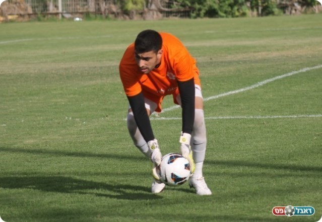 משחק טוב. אוהד דוד (צילום: אחמד עזאיזה)