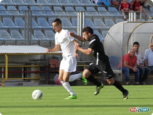 אחד השחקנים המוכשרים של הרצליה, עומר בוארון (צילום: קובי רוזן)