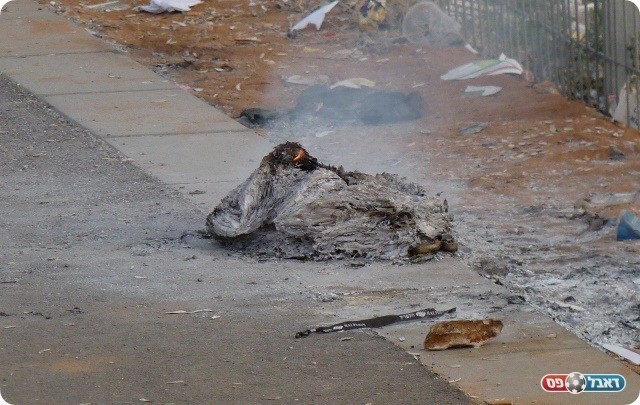 והמדורה (צילום: אלי שמואלי)