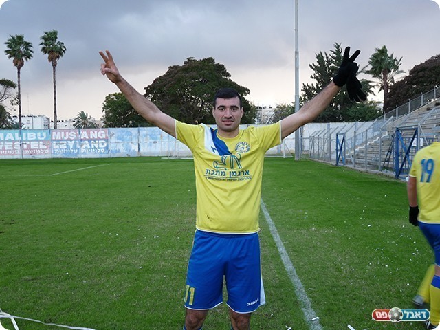 אלנור אלייב בסיום המשחק (אלי שמואלי)