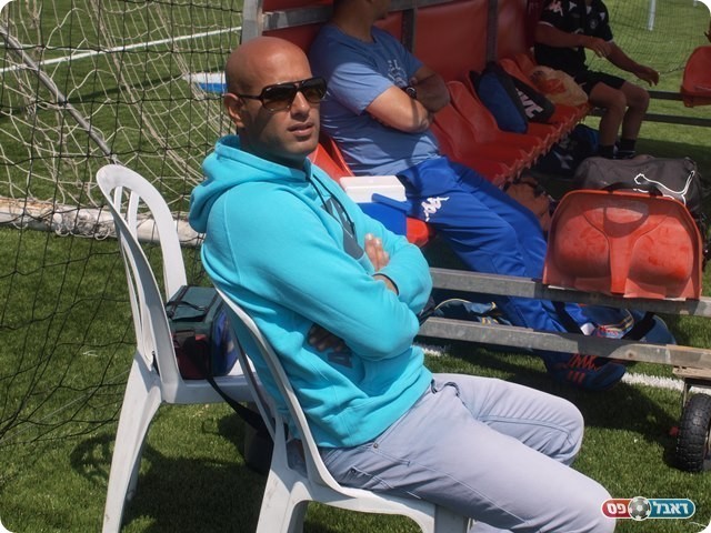 חרג ממנהגו. שי כהן במהלך המשחק. 