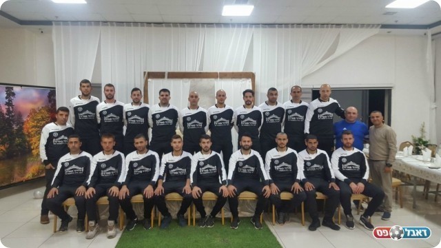 בהרכב מלא. שחקני ירכא