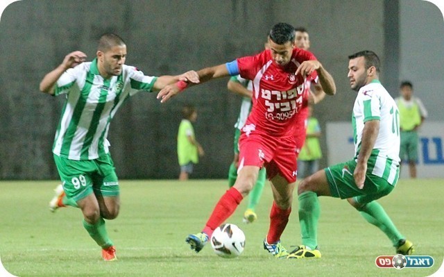 מגן לראשונה בקריירה. נור סרסור בורח מנוריאל ופרץ (צילום: לירן דורף)