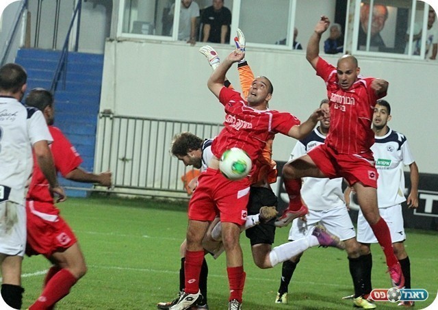 והשער שנכבש אחריה (צילום: לירן דורף)