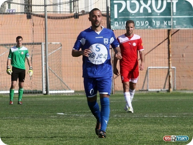 עלייה מטאורית מליגה ב'. אבושדיד (צילום: לירן דורף)