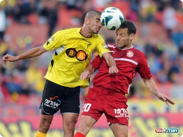 הוכיח אחרת באימונים. בנימין (בצהוב. צילום: וואלה ספורט)