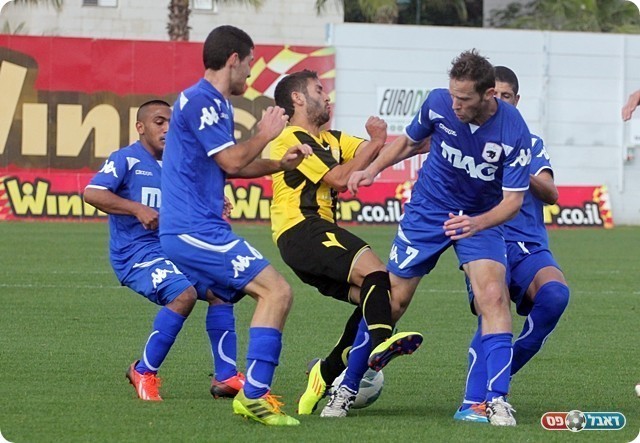 בן נחום במשחק מול הוד השרון, "הנסיון הכריע". (לירן דורף)