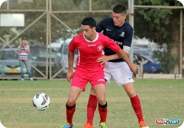 קאסם חזרה למשחק. סרסור ובאסוק (צילום: לירן דורף)