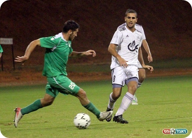 שער מצמק. אלבז מול אליקים (צילום: לירן דורף)