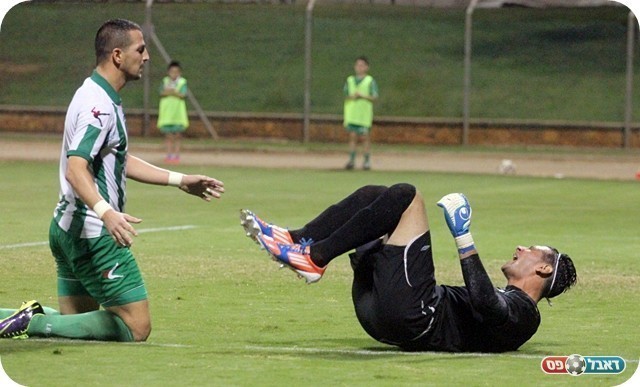 מפגש לא נעים. מלכה וכהן (צילום: לירן דורף)