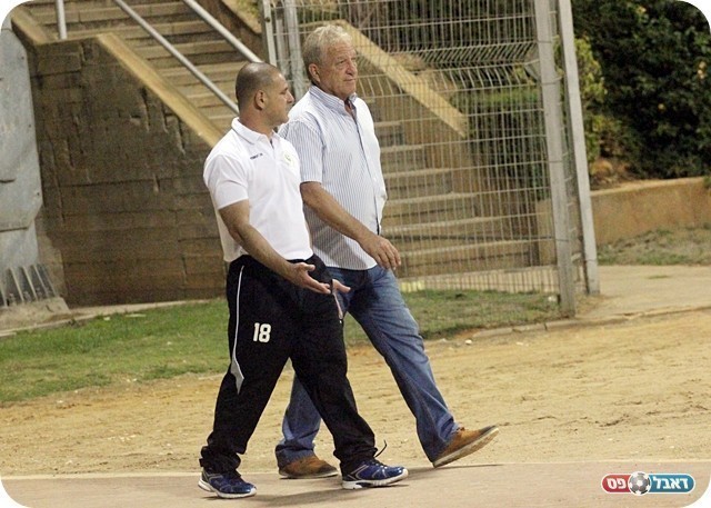 חילופים עם מחשבה קדימה. וינשטיין ופייגנבוים (צילום: לירן דורף)