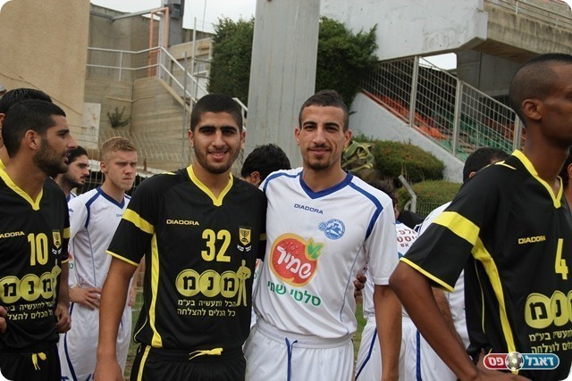 דרבי פחמאוי. מחג'נה ומחמיד (צילום: מוחמד חאדר אניס)