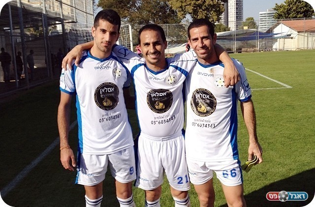 עוד ניצחון ענק. שלושת הכובשים של אונו (צילום: יח"צ)