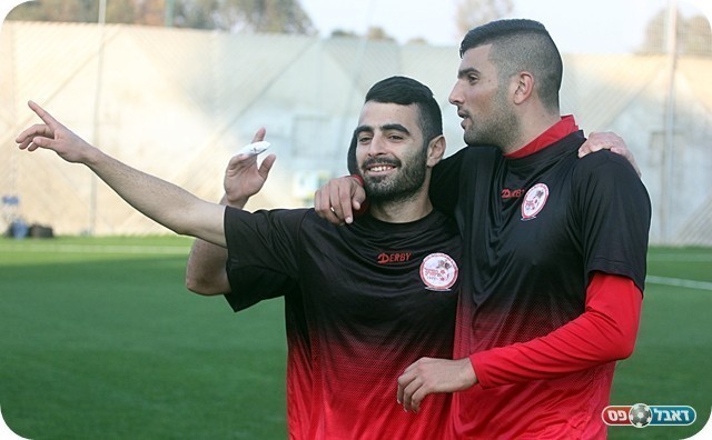 חגג יום הולדת. אלקבץ וציון (צילום: לירן דורף)