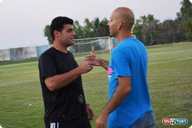 משחק העונה? ניסו (משמאל) ושרון אביטן (צילום: וליד מויסייב)