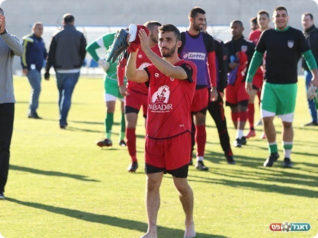 אדלשטיין בסיום המשחק (וואסים מוואסי)