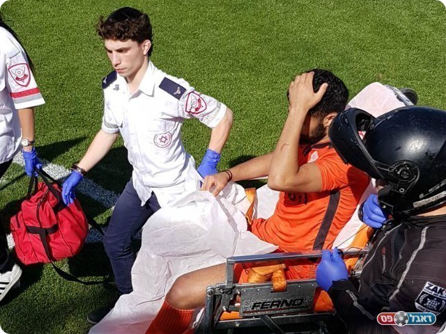 חמזה לאחר הפגיעה